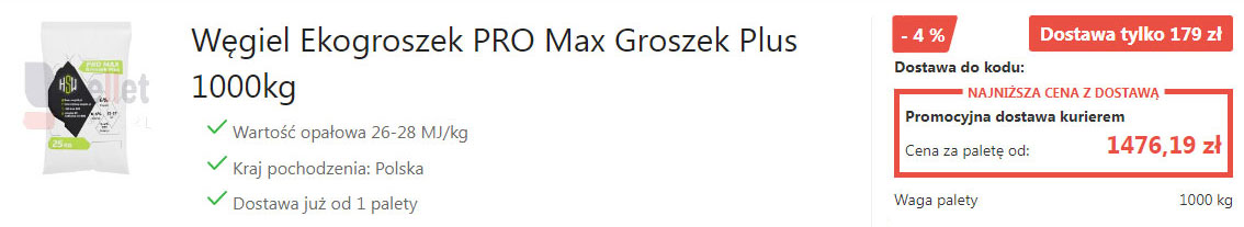 Ekogroszek PRO Max Groszek Plus