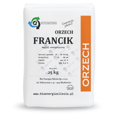 Węgiel Orzech Francik Paleta 1000kg