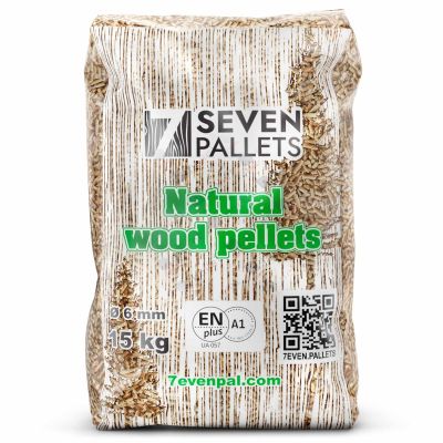 Pellet drzewny Seven Pallets ENplus A1 z DARMOWĄ DOSTAWĄ