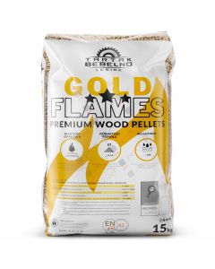 Pellet drzewny Gold Flames ENplus A1 Z DARMOWĄ DOSTAWĄ