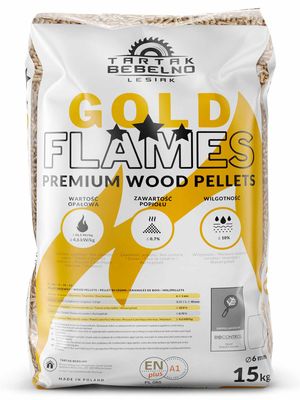 Pellet Gold Flames